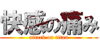 快感の痛み (attack on titan)