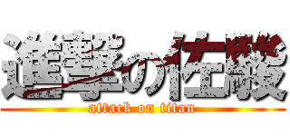 進撃の佐駿 (attack on titan)