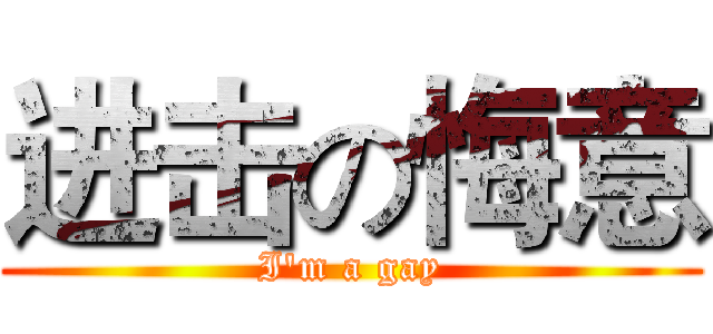 进击の悔意 (I'm a gay)