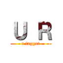 Ｕ Ｒ (a faggot)