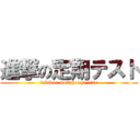 進撃の定期テスト (kikikan mottahouga iitte)