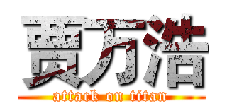 贾万浩 (attack on titan)