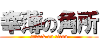 幸薄の角所 (attack on titan)