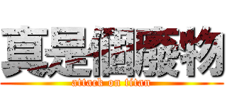 真是個廢物 (attack on titan)