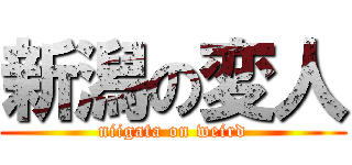 新潟の変人 (niigata on weird)