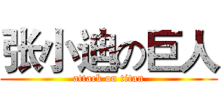 张小迪の巨人 (attack on titan)