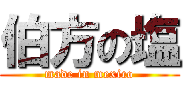 伯方の塩 (made in mexico)