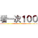 看一次１００ (attack on titan)
