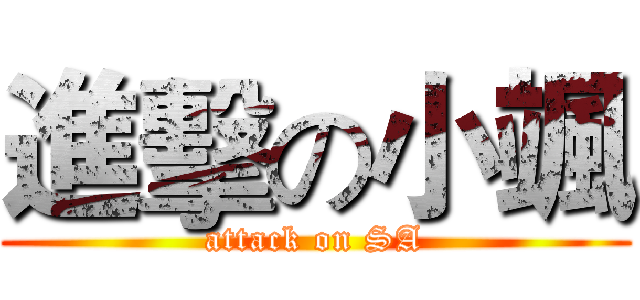 進擊の小颯 (attack on SA)