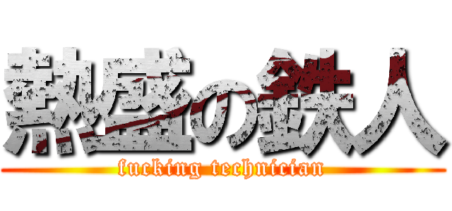 熱盛の鉄人 (fucking technician)