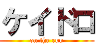 ケイドロ (on the run)