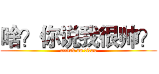 啥？你说我很帅？ (attack on titan)