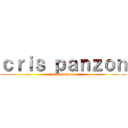 ｃｒｉｓ ｐａｎｚｏｎ (cris panzon)