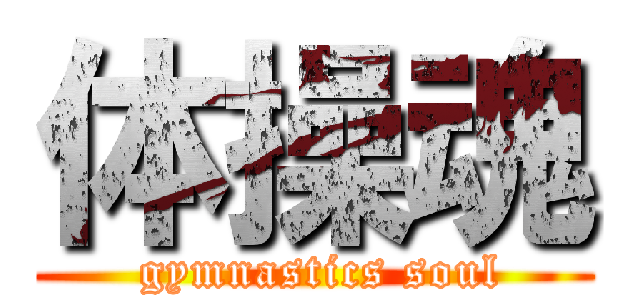 体操魂 ( gymnastics soul)