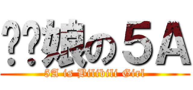 电击娘の５Ａ (5A is Bilibili Girl)