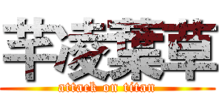 芊凌葉草 (attack on titan)