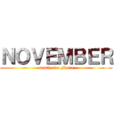 ＮＯＶＥＭＢＥＲ (month at a glance)