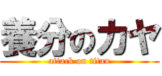 養分のカヤ (attack on titan)