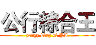公行粽合王 (zongz king of PA)
