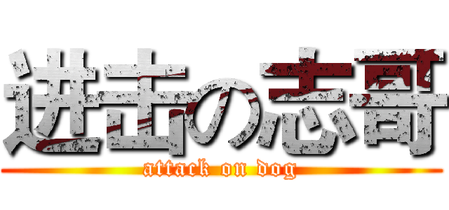 进击の志哥 (attack on dog)