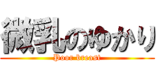 微乳のゆかり (Poor breast)