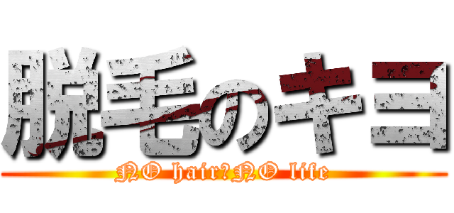 脱毛のキヨ (NO hair　NO life)