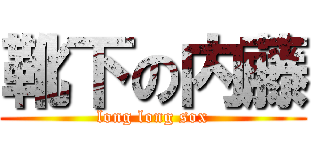 靴下の内藤 (long long sox)