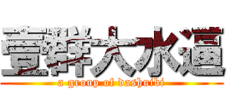 壹群大水逼 (a group of dashuibi)