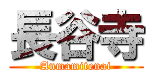 長谷寺 (Anmamitenai)