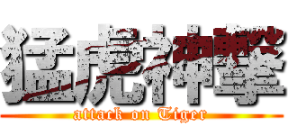 猛虎神撃 (attack on Tiger)