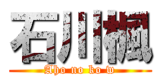 石川楓 (Aho no ko w)