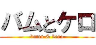 バムとケロ (bamu & kero)