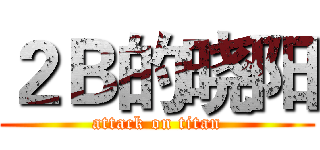 ２Ｂ的晓阳 (attack on titan)