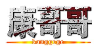 康哥哥 (kanggege)