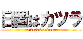 日置はカツラ (attack on titan)