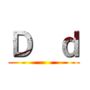 Ｄ  ｄ ()
