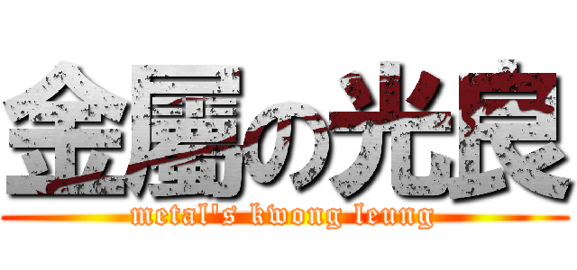 金屬の光良 (metal\'s kwong leung)