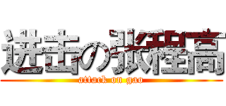 进击の张程高 (attack on gao)