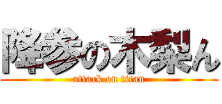 降参の木梨ん (attack on titan)