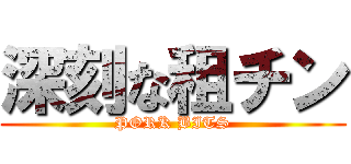 深刻な租チン (PORK BITS)
