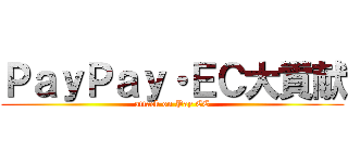 ＰａｙＰａｙ・ＥＣ大貢献 (attack on Pay EC)