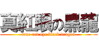 真紅眼の黑龍 (true red eye black dragon)
