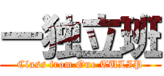 一独立班 (Class from One TULIP)