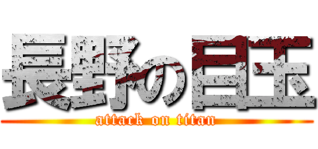 長野の目玉 (attack on titan)