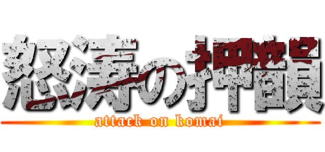 怒涛の押韻 (attack on komai)
