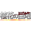 桂花の巨炮 (黑♂又♂硬)