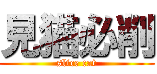 見猫必削 (slice cat)