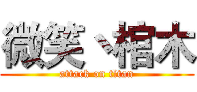 微笑丶棺木 (attack on titan)