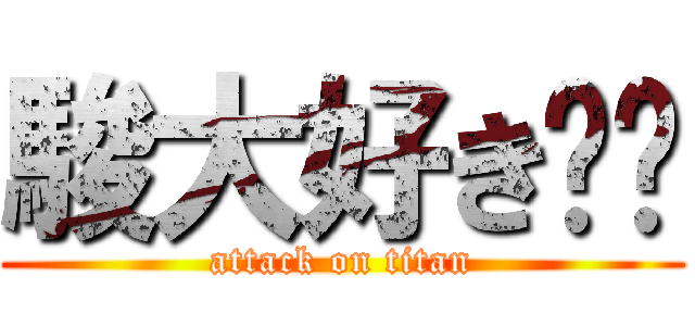 駿大好き❤️ (attack on titan)