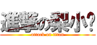 進撃の梨小怂 (attack on titan)